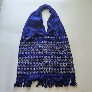 Blue Vintage Woven Bag